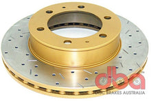 Cargar imagen en el visor de la galería, DBA 05+ Toyota 4-Runner KUN/GGN/TGN Rotor delantero perforado y ranurado serie 4000