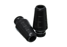 Energy Suspensión 97-06 Jeep Wrangler TJ con elevación de 1 3/4 pulgadas, juego de topes delanteros negros (juego de 2)