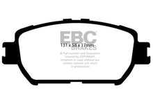Cargar imagen en el visor de la galería, EBC 06-07 Lexus GS300 3.0 Redstuff Front Brake Pads