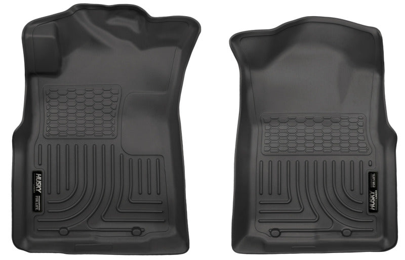 Husky Liners 05-15 Toyota Tacoma Crew/Extended/Standard Cab WeatherBeater Revestimientos de piso delanteros negros