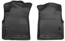 Cargar imagen en el visor de la galería, Husky Liners 05-15 Toyota Tacoma Crew/Extended/Standard Cab WeatherBeater Revestimientos de piso delanteros negros