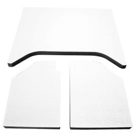 DEI 07-10 Jeep Wrangler JK 2 puertas Boom Mat Headliner - 3 piezas - Blanco