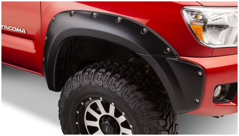Bushwacker 05-11 Toyota Tacoma Fleetside Pocket Style Flares 4 piezas 60.3 pulgadas cama - Negro