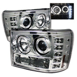 Spyder GMC Sierra 1500/2500/3500 07-13 Projector Headlights LED Halo- LED Chrome PRO-YD-GS07-HL-C