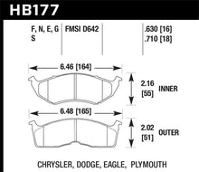 Cargar imagen en el visor de la galería, Hawk 95-97 Dodge Neon Blue 9012 Almohadillas delanteras de carrera