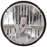 Faros delanteros LED ANZO universales faros delanteros LED redondos universales de 7 pulgadas cromados (par)