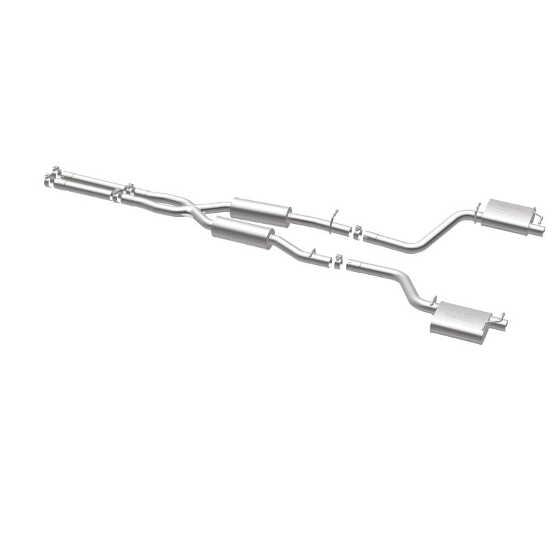 MagnaFlow Cat-Back SS 2.5 pulgadas salida trasera doble dividida (puntas OEM) 15-16 Dodge/Chrysler Charger/300 5.7L V8