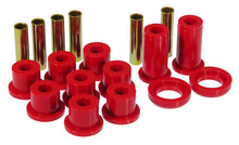 Cargar imagen en el visor de la galería, Prothane 82-00 GM S-Series 2/4wd Rear Spring &amp; Shackle Bushings - Red