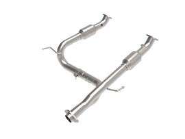 aFe Toyota Tacoma 05-15 V6-4.0L Tubo en Y de acero trenzado con gato