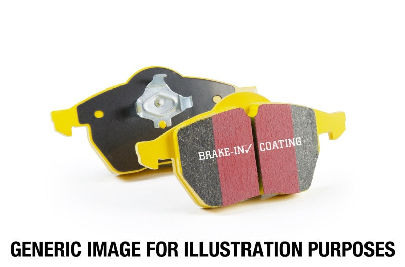 EBC Brakes Yellowstuff Front Disc Brake Pad Set for Porsche 911 1989-1998, 928, 944, 968
