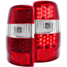 Cargar imagen en el visor de la galería, ANZO 2000-2006 Chevrolet Suburban luces traseras LED rojo/transparente