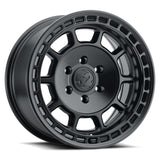 quince52 Traverse HD 17x8.5 6x135 0mm ET 87.1mm Rueda negra de asfalto con orificio central