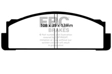 Cargar imagen en el visor de la galería, EBC 68-83 Fiat 124 1.6 Pastillas de freno delanteras Yellowstuff