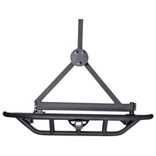 Cargar imagen en el visor de la galería, Rugged Ridge RRC Tire Carrier Black 87-06 Jeep Wrangler
