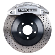 Cargar imagen en el visor de la galería, StopTech 08-13 Toyota Land Cruiser Front BBK w/ Silver ST-65 Calipers Drilled 380x35mm Rotor