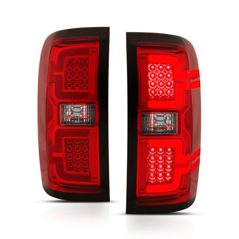 ANZO 2014-2018 Chevy Silverado 1500 luces traseras LED rojo/transparente