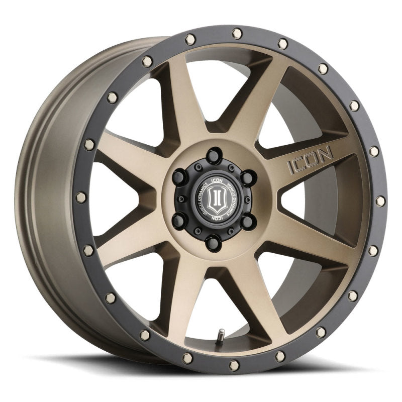 ICON Rebound 20x9 6x5.5 0mm Offset 5in BS Rueda de bronce