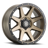 ICON Rebound 20x9 6x5.5 0mm Offset 5in BS Rueda de bronce