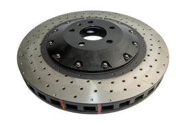DBA 07-11 Audi S6 Front 5000 Series Rotor perforado en cruz con sombrero negro