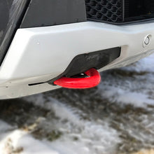 Cargar imagen en el visor de la galería, Ford Racing 2019 Ford Ranger Ganchos de remolque delanteros - Par - Rojo