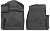 Husky Liners 15-23 Ford F-150 Standard Cab Pickup WeatherBeater Revestimientos de piso delanteros negros