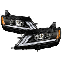 Cargar imagen en el visor de la galería, xTune 14-18 Chevy Impala (Excl Limited) DRL Halogen Proj Headlights - Blk (PRO-JH-CIM15-LB-BK)