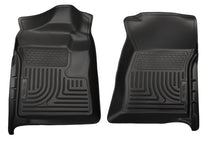 Cargar imagen en el visor de la galería, Husky Liners 2012.5 Ford SuperDuty/F-250/F-350 Regular Cab WeatherBeater Revestimientos de piso negros