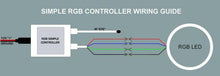 Cargar imagen en el visor de la galería, Oracle 5-24V Simple LED Controller w/ Remote SEE WARRANTY