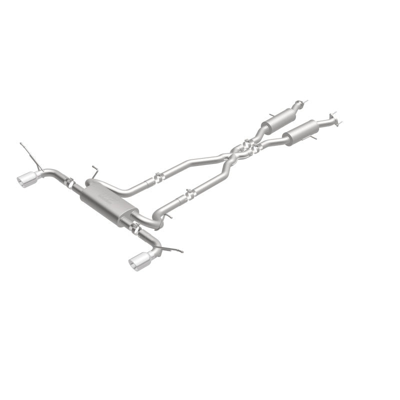 MagnaFlow Cat-Back SS 2.5 pulgadas, parte trasera doble dividida, punta negra de 4 pulgadas 11-16 Jeep Grand Cherokee 5.7L V8/3.6L V6