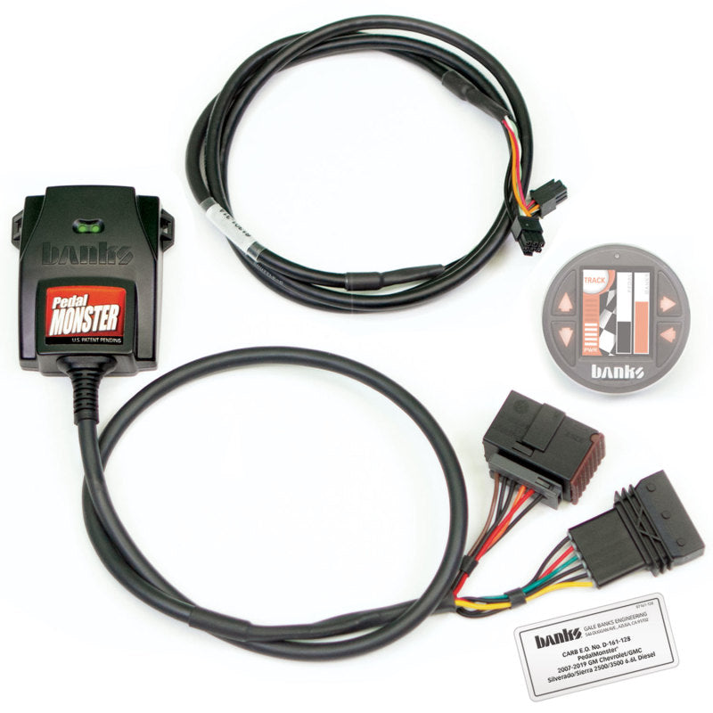Refuerzo de sensibilidad del acelerador Monster del pedal de potencia de Banks para uso con Exst. iDash-07,5-19 GM 2500/3500