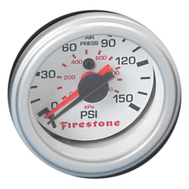 Manómetro de repuesto Firestone - Solo GA doble con cara blanca (para PN 2241/2260) (WR17609201)