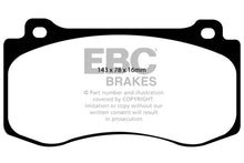 Cargar imagen en el visor de la galería, EBC 05-10 Chrysler 300C 6.1 SRT8 Redstuff Front Brake Pads