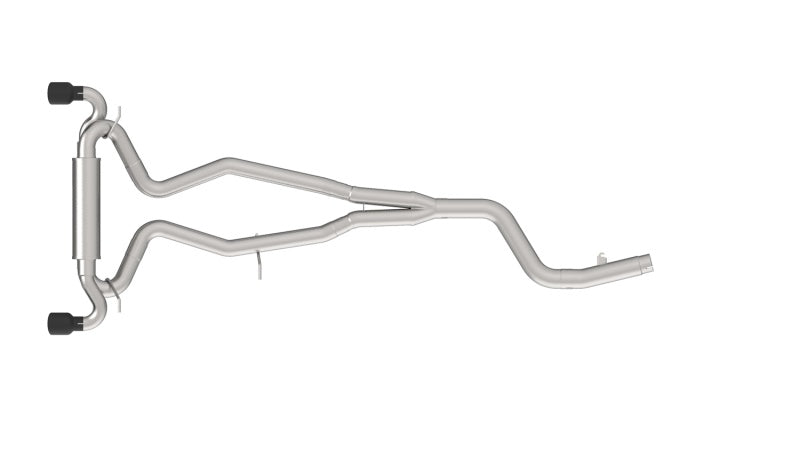 Kooks 2020 Toyota Supra Escape Catback SS de 3.5 x 3 pulgadas con puntas negras