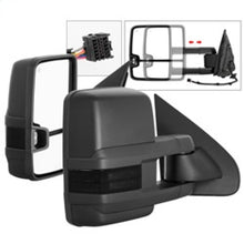 Cargar imagen en el visor de la galería, xTune Chevy Silverado 14-16 Heated Smoke LED Signal Telescoping Mirrors MIR-CSIL14S-G2-PWH-SM-SET