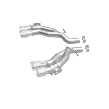 Cargar imagen en el visor de la galería, MagnaFlow 2016 Chevy Camaro 6.2L V8 Eje de carrera trasero con puntas pulidas cuádruples