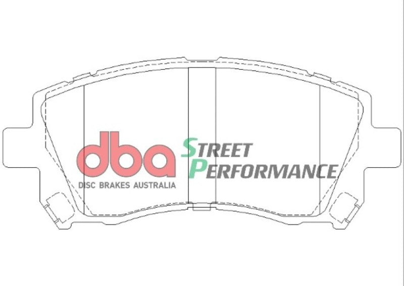 DBA 02-03 Subaru WRX / 98-01 Subaru Impreza SP500 Pastillas de freno delanteras