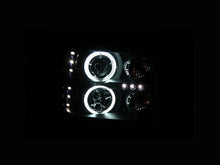 Cargar imagen en el visor de la galería, ANZO 2007-2013 Gmc Sierra 1500 Faros delanteros con proyector con halo negro
