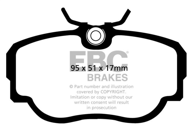 EBC 83-85 BMW 318 1.8L (E30) Pastillas de freno delanteras Bluestuff