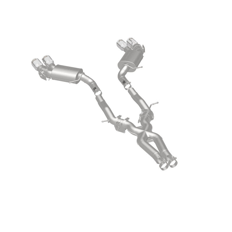 MagnaFlow 2016 Chevy Camaro 6.2L V8 Competition Cat Back con puntas pulidas cuádruples