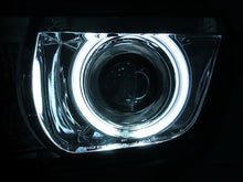 Cargar imagen en el visor de la galería, ANZO 2010-2013 Chevrolet Camaro Projector Headlights w/ Halo Chrome (CCFL)