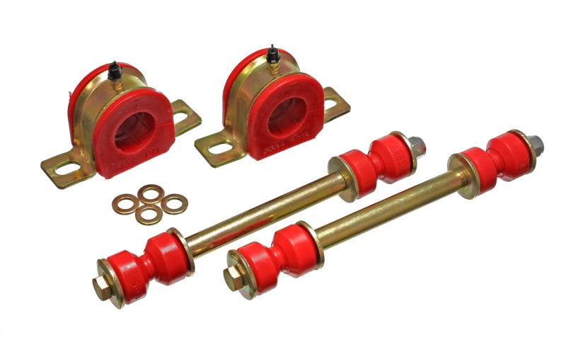 Energy Suspensión 94-02 Dodge Ram Bujes de barra estabilizadora delantera rojos de 30 mm