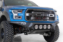 Cargar imagen en el visor de la galería, Addictive Desert Designs 17-20 Ford F-150 Raptor Bomber Front Bumper w/ 4 Rigid 360 6in Round Mounts