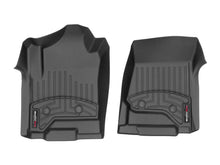 Cargar imagen en el visor de la galería, WeatherTech 2014+ Chevrolet Silverado 1500 Vinyl Front FloorLiner - Black (Double/Crew Cab)