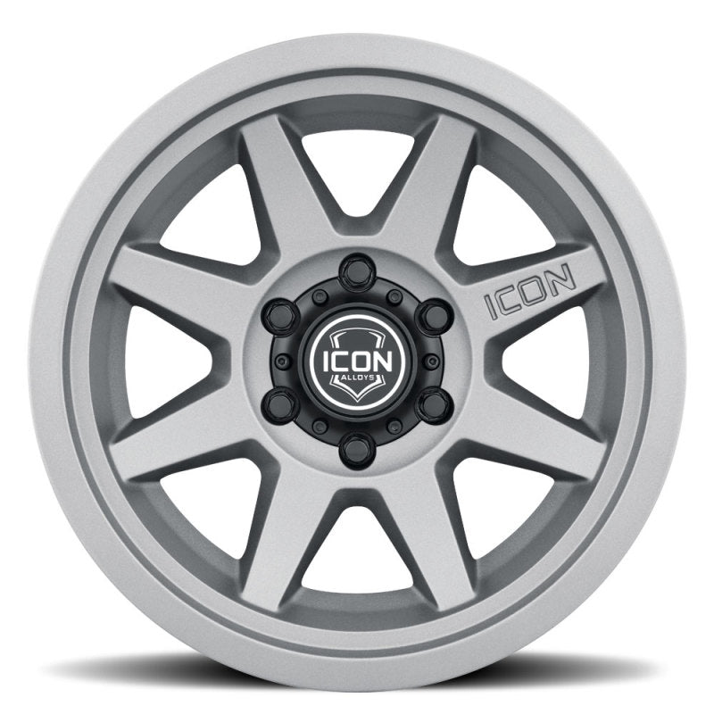 ICON Rebound 17x8.5 6x5.5 0mm Offset 4.75in BS Rueda de carbón de 106.1mm de diámetro