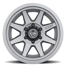 ICON Rebound 17x8.5 6x5.5 0mm Offset 4.75in BS Rueda de carbón de 106.1mm de diámetro