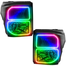 Cargar imagen en el visor de la galería, Oracle 11-16 Ford F250/350 LED HL - Black - ColorSHIFT SEE WARRANTY