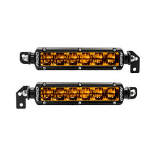 Cargar imagen en el visor de la galería, Rigid Industries 2022+ Toyota Tundra Kit de luces antiniebla amarillas selectivas serie SR de 6 pulgadas