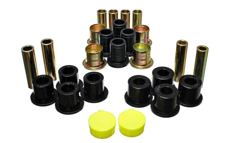 Energy Suspensión 87-04 Dodge Dakota / 98-03 Durango 4WD Juego de bujes de brazo de control delantero negro