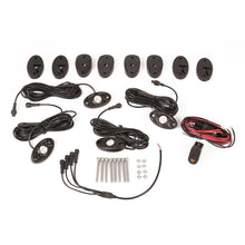 Cargar imagen en el visor de la galería, Rugged Ridge 07-18 Jeep Wrangler JK White 4-Piece LED Rock Light Kit w/ Harness