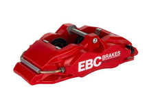 Cargar imagen en el visor de la galería, EBC Racing 92-00 BMW M3 (E36) Pinza roja Apollo-4 delantera izquierda